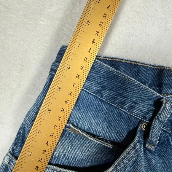 Wrangler Carpenter Denim Shorts Mens 38x10 Blue Relaxed Fit Utility - Picture 5 of 9